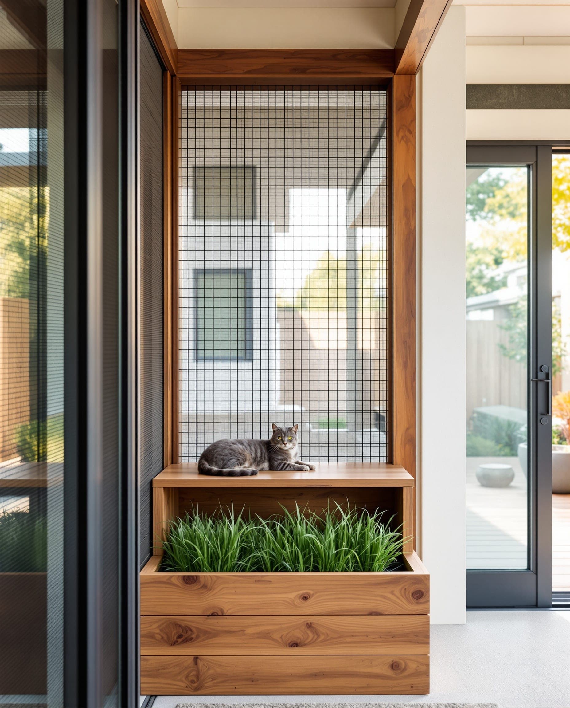 The Ash Lane patio catio detail